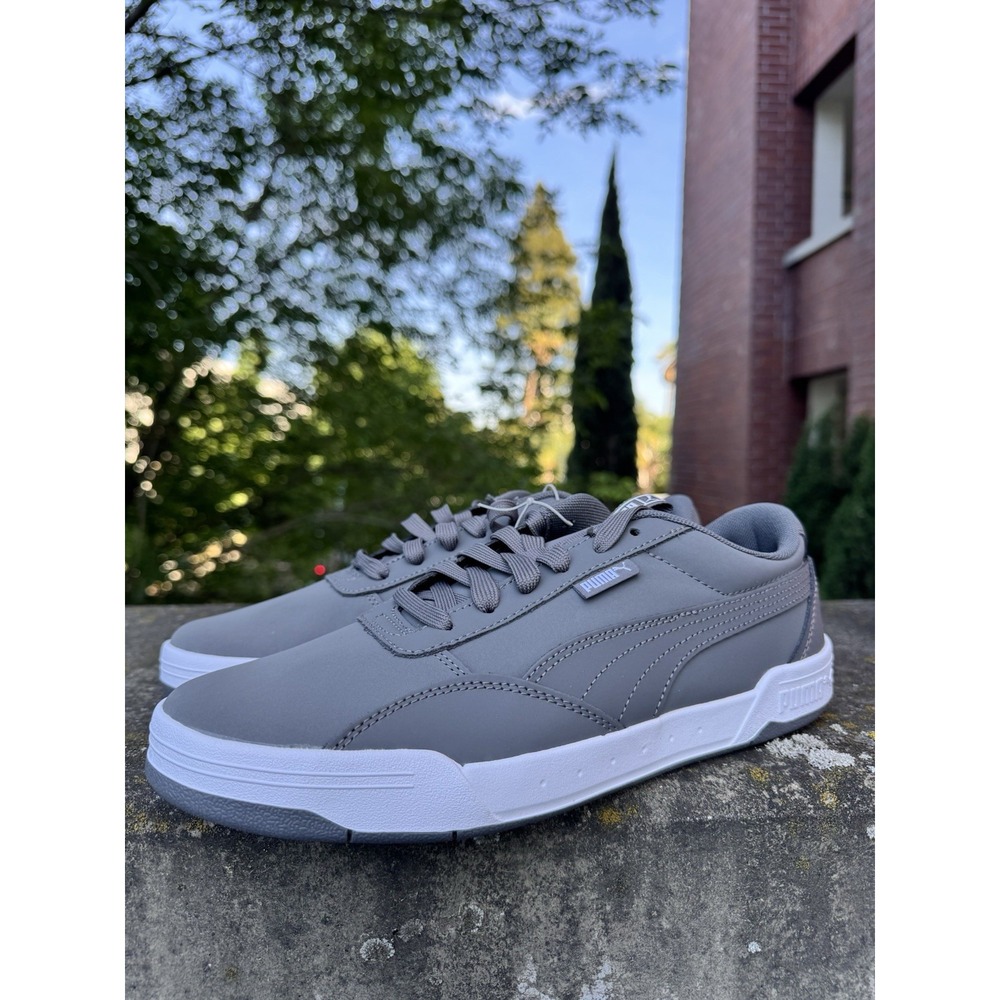 PUMA Skate Sneaker Mens 9.5 Gray SoftFoam+ Low Top Shoes 1840711 New in Box
